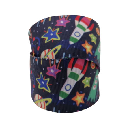 Space ruimte lint grosgrain 3.8cm breed