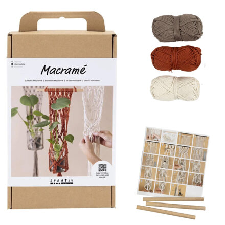 Bloemhanger knopen workshop starter set macramé