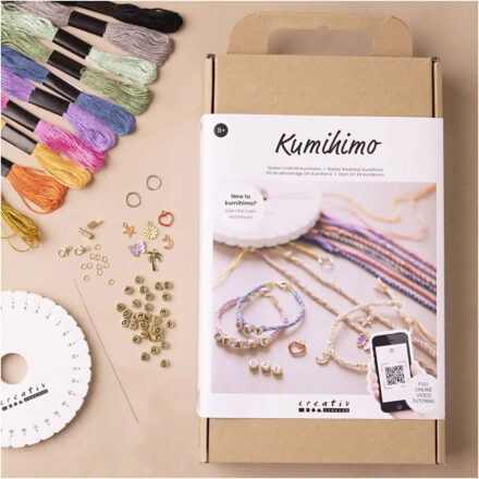 Workshop pakket kumihimo DIY set