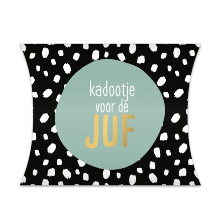 Kadootje voor de juf cadeau verpakking gondeldoosjes