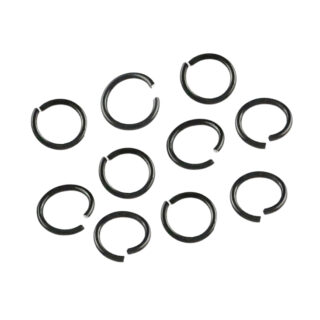 Sieraden ringetjes zwart zelf maken 1cm