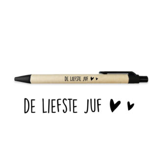 Eco pen de liefste juf bedankje