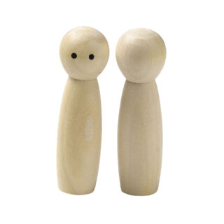 Blanke pegdolls hout schilderen