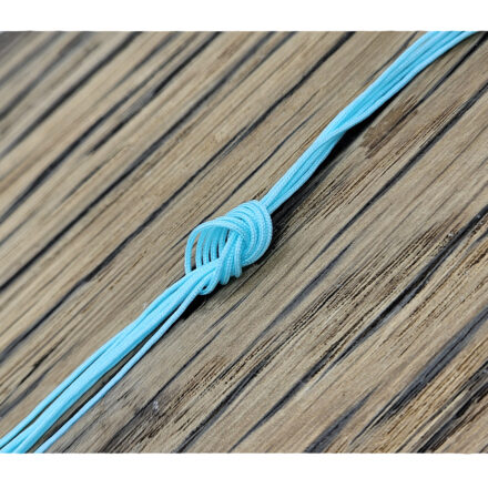 Nylon koord licht aqua blauw 0.8mm 3 meter