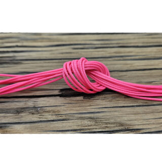 waxkoord polyester neon roze 1mm dik