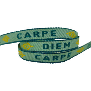 Lint met tekst carpe diem festival armbandjes maken