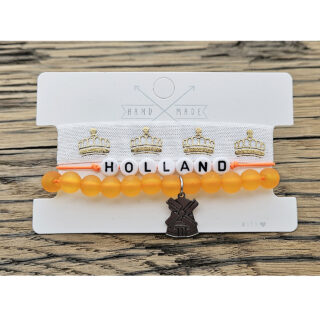 DIY armbanden set Holland molen bedel elastiek