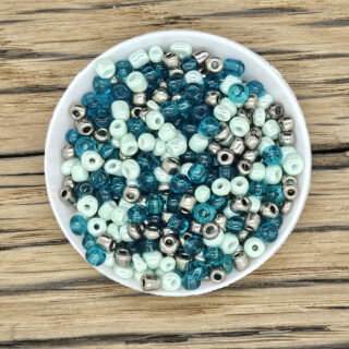 Rocaille kralen 4mm mint aqua metallic