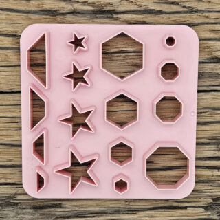 Klei uitsteker mal ster hexagon