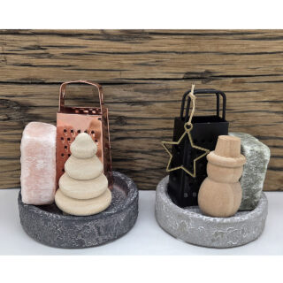 Ambergeurblokje cadeautje kerst kerstboom sneeuwpop