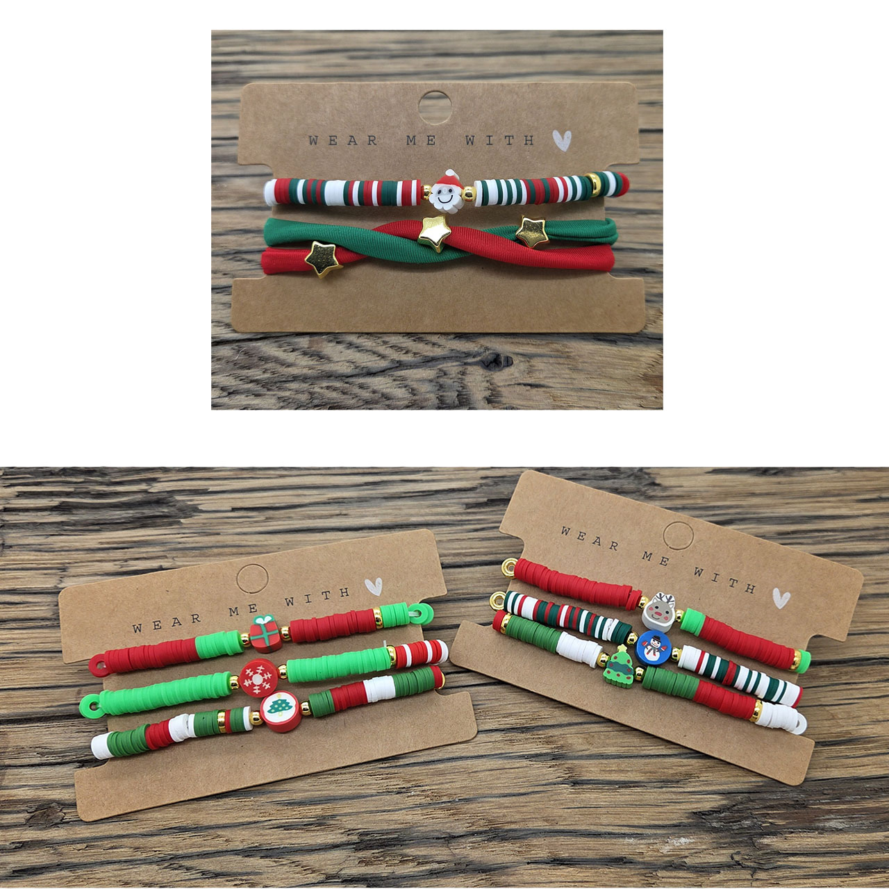 Kerst armbanden zelf maken pakketje