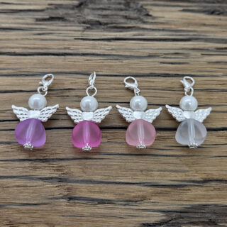 Beschermengeltjes roze wit paars mix