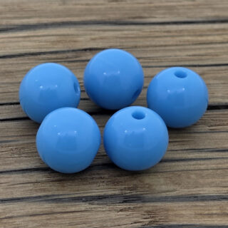 Blauw kralen rond 12mm 10x